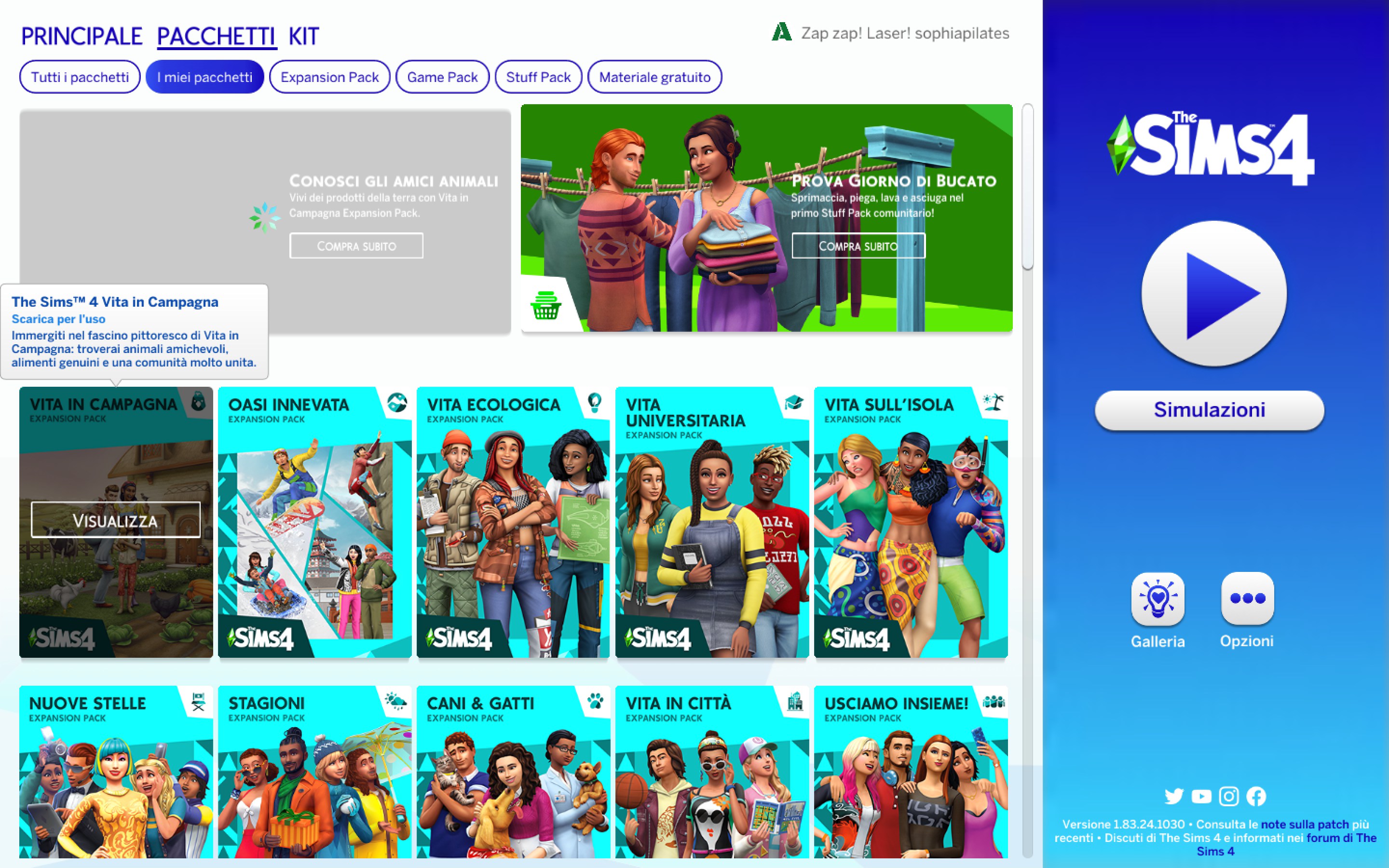 the sims 4 download mac ita