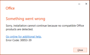Office-error