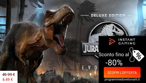 IG Sconto e Promo su Jurassic World Evolution Deluxe Edition