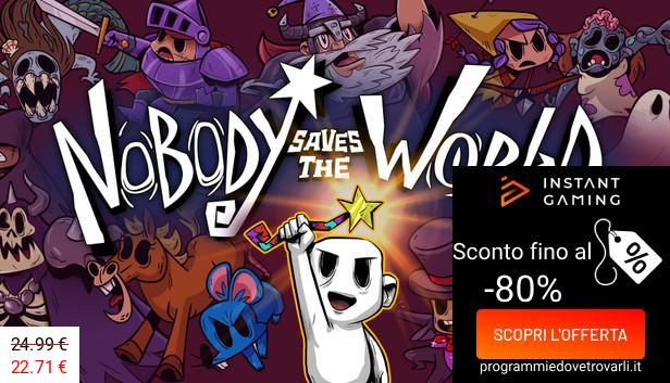 IG Sconto e Promo su Nobody Saves the World