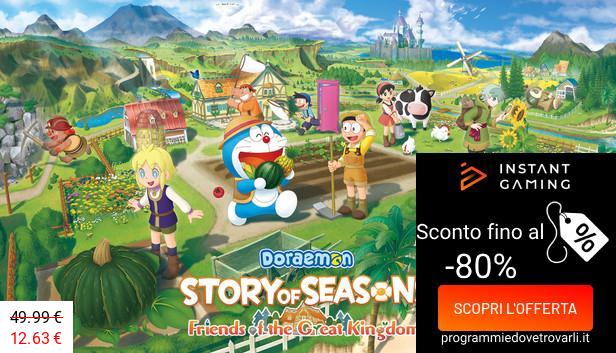 IG Sconto e Promo su Doraemon Story of Seasons: Friends of the Great Kingdom