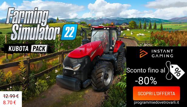 IG Sconto e Promo su Farming Simulator 22 - Kubota Pack