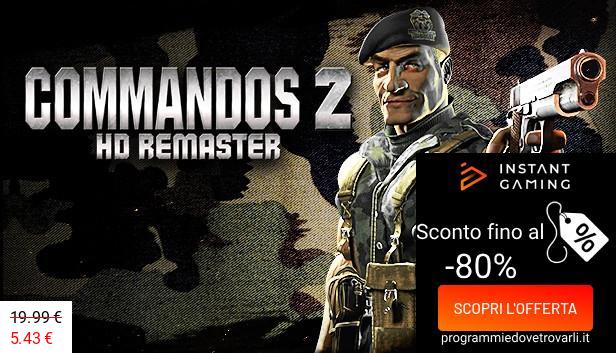 IG Sconto e Promo su Commandos 2 - HD Remaster