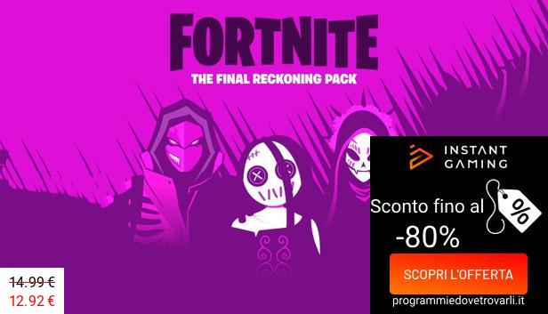 IG Sconto e Promo su Fortnite - The Final Reckoning Pack