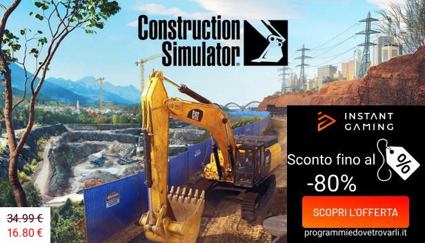 IG Sconto e Promo su Construction Simulator