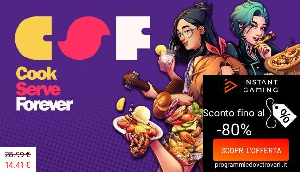 IG Sconto e Promo su Cook Serve Forever
