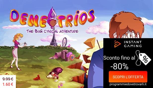IG Sconto e Promo su Demetrios - The BIG Cynical Adventure