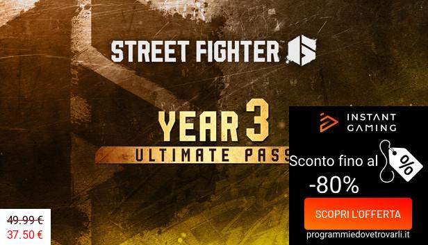 IG Sconto e Promo su Street Fighter 6 - Year 3 Ultimate Pass