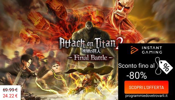 IG Sconto e Promo su Attack on Titan 2: Final Battle