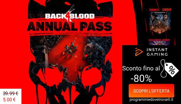 IG Sconto e Promo su Back 4 Blood Annual Pass