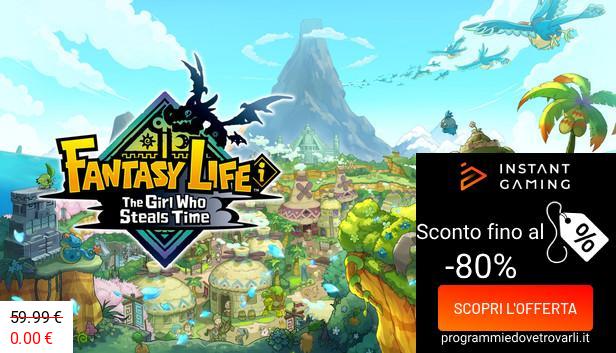 IG Sconto e Promo su FANTASY LIFE i: La ragazza che ruba il tempo