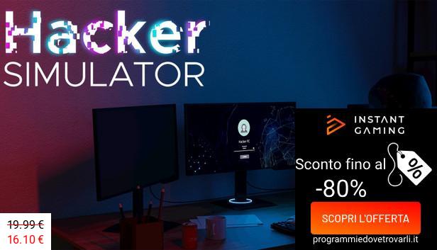 IG Sconto e Promo su Hacker Simulator