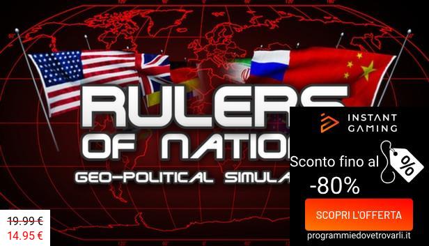 IG Sconto e Promo su Rulers of Nations