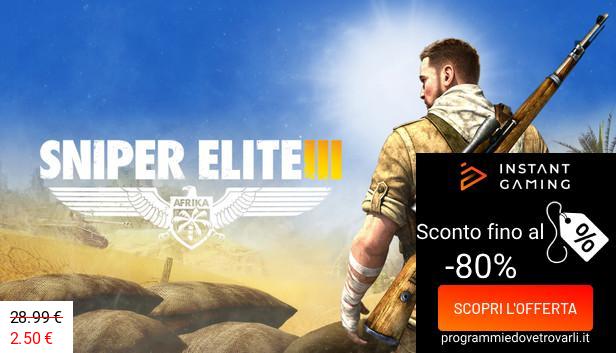 IG Sconto e Promo su Sniper Elite III