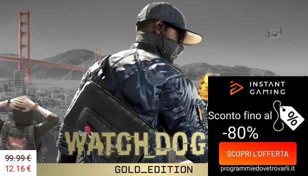 IG Sconto e Promo su Watch Dogs 2 Gold Edition