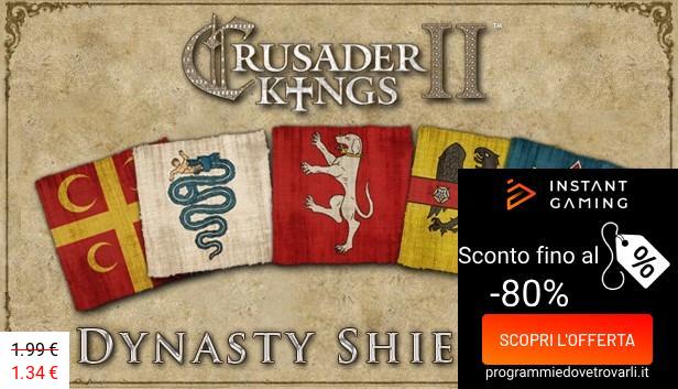 IG Sconto e Promo su Crusader Kings II: Dynasty Shield II