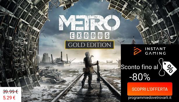 IG Sconto e Promo su Metro Exodus Gold Edition