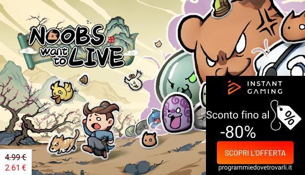 IG Sconto e Promo su Noobs Want to Live