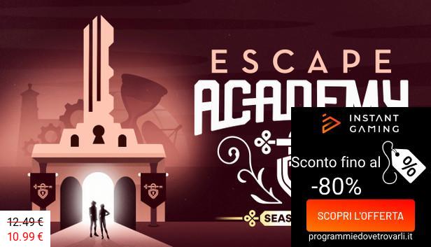 IG Sconto e Promo su Escape Academy Season Pass