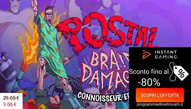 IG Sconto e Promo su Postal: Brain Damaged Connoisseur Edition