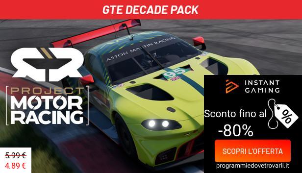IG Sconto e Promo su Project Motor Racing - GTE Decade Pack