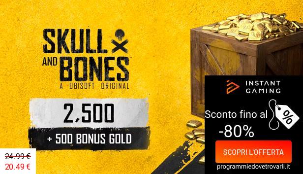 IG Sconto e Promo su Skull and Bones 3,000 Gold