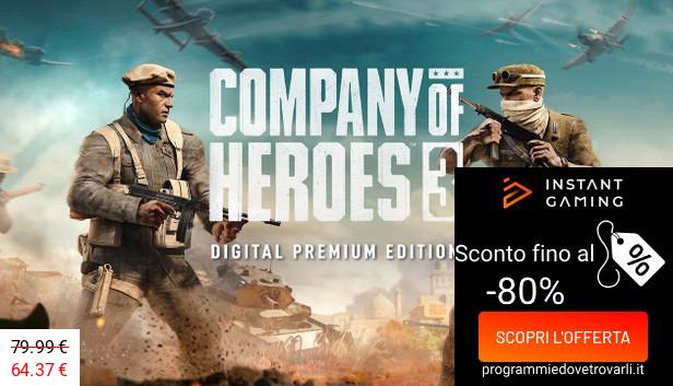 IG Sconto e Promo su Company of Heroes 3 Digital Premium Edition