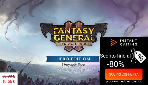 IG Sconto e Promo su Fantasy General II - Hero Edition