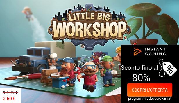 IG Sconto e Promo su Little Big Workshop