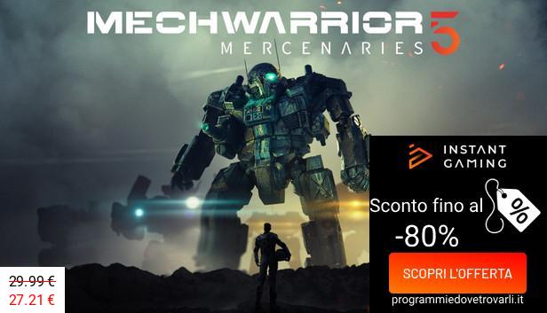 IG Sconto e Promo su MechWarrior 5: Mercenaries