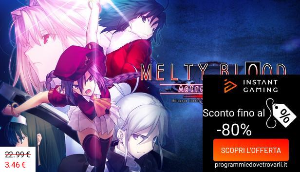 IG Sconto e Promo su Melty Blood Actress Again Current Code