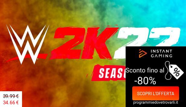 IG Sconto e Promo su WWE 2K22 Season Pass