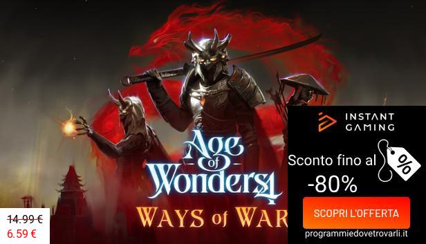 IG Sconto e Promo su Age of Wonders 4: Ways of War