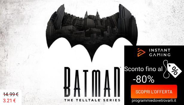 IG Sconto e Promo su Batman - The Telltale Series