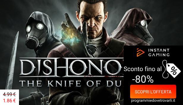 IG Sconto e Promo su Dishonored: The Knife of Dunwall
