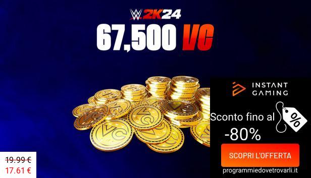 IG Sconto e Promo su Pacchetto WWE 2K24 67.500 Valuta Virtuale