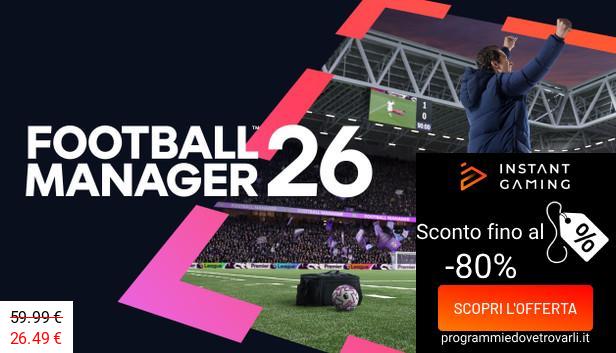 IG Sconto e Promo su Football Manager 26
