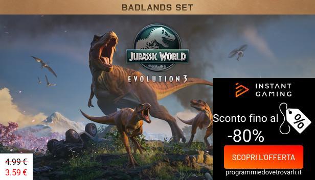IG Sconto e Promo su Jurassic World Evolution 3: Badlands Set