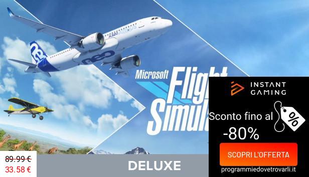 IG Sconto e Promo su Microsoft Flight Simulator: Deluxe