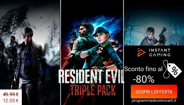 IG Sconto e Promo su Resident Evil Triple Pack