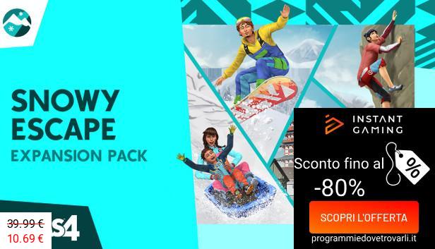 IG Sconto e Promo su The Sims 4 Snowy Escape