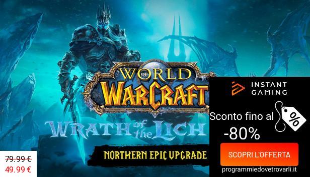 IG Sconto e Promo su World of Warcraft: Wrath of the Lich King - Northern Epic Upgrade