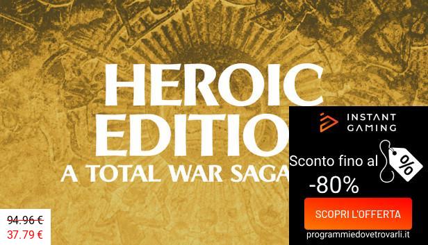 IG Sconto e Promo su A Total War Saga: TROY Heroic Edition