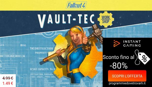IG Sconto e Promo su Fallout 4 Vault-Tec Workshop