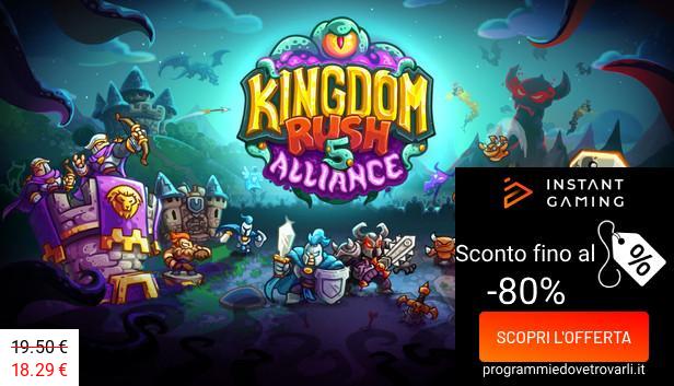 IG Sconto e Promo su Kingdom Rush 5: Alliance TD