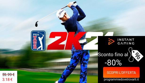 IG Sconto e Promo su PGA Tour 2K21