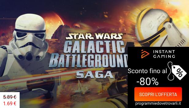 IG Sconto e Promo su Star Wars: Galactic Battlegrounds Saga