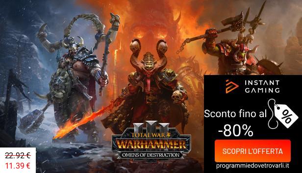 IG Sconto e Promo su Total War: Warhammer III - Omens of Destruction