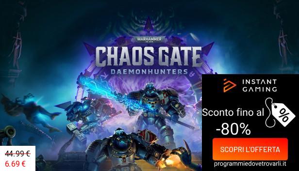 IG Sconto e Promo su Warhammer 40,000: Chaos Gate - Daemonhunters