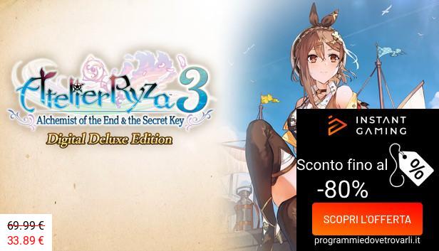 IG Sconto e Promo su Atelier Ryza 3: Alchemist of the End & the Secret Key Digital Deluxe Edition